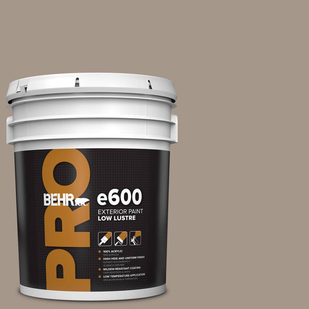 BEHR PRO 5 gal. #PPU5-07 Studio Taupe Low Luster Exterior Paint