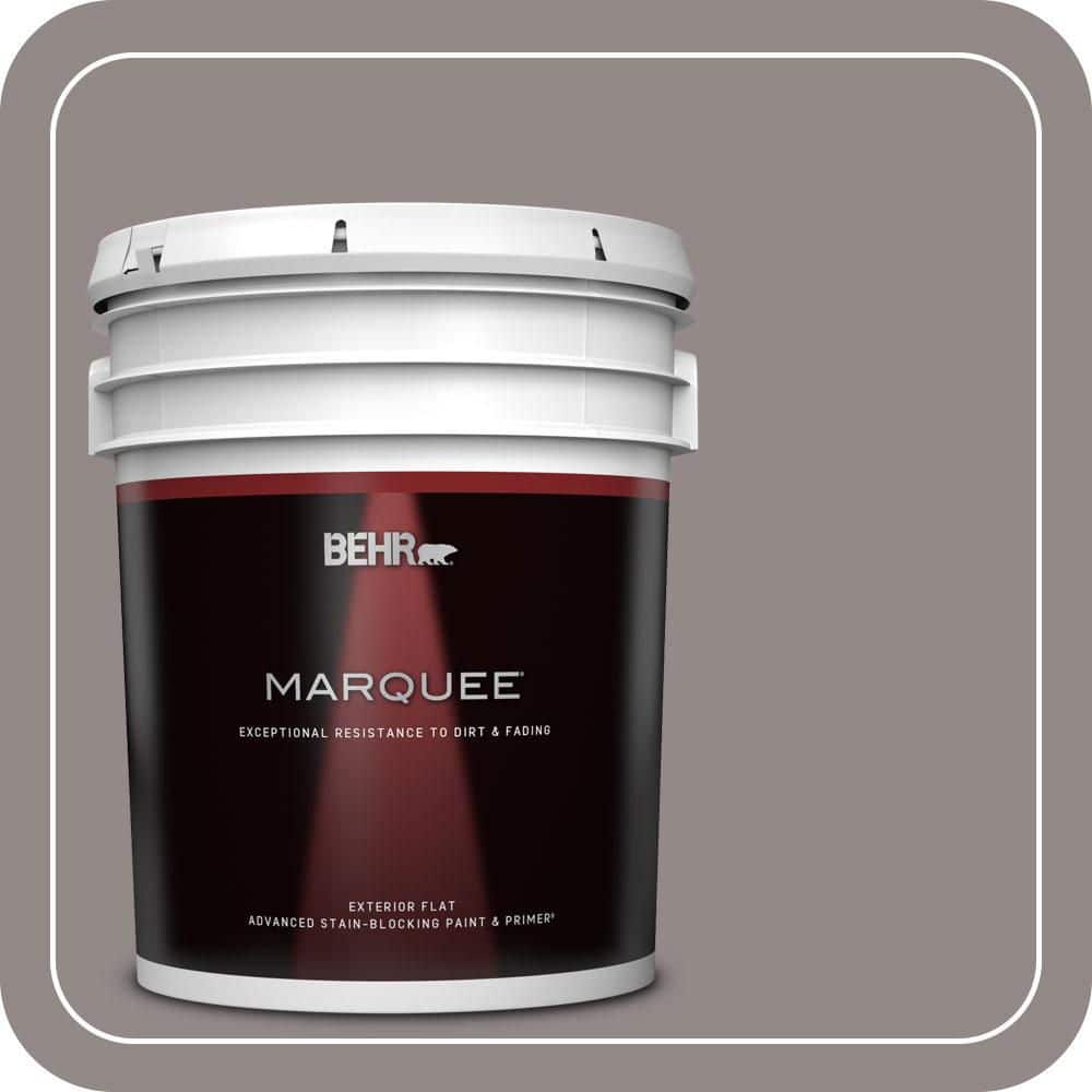 BEHR MARQUEE 5 gal. #PPU17-16 Polished Stone Flat Exterior Paint & Primer (1)