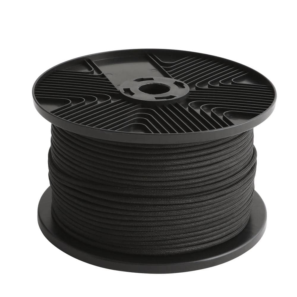 Everbilt 1/8 in. Black Paracord Rope (2)