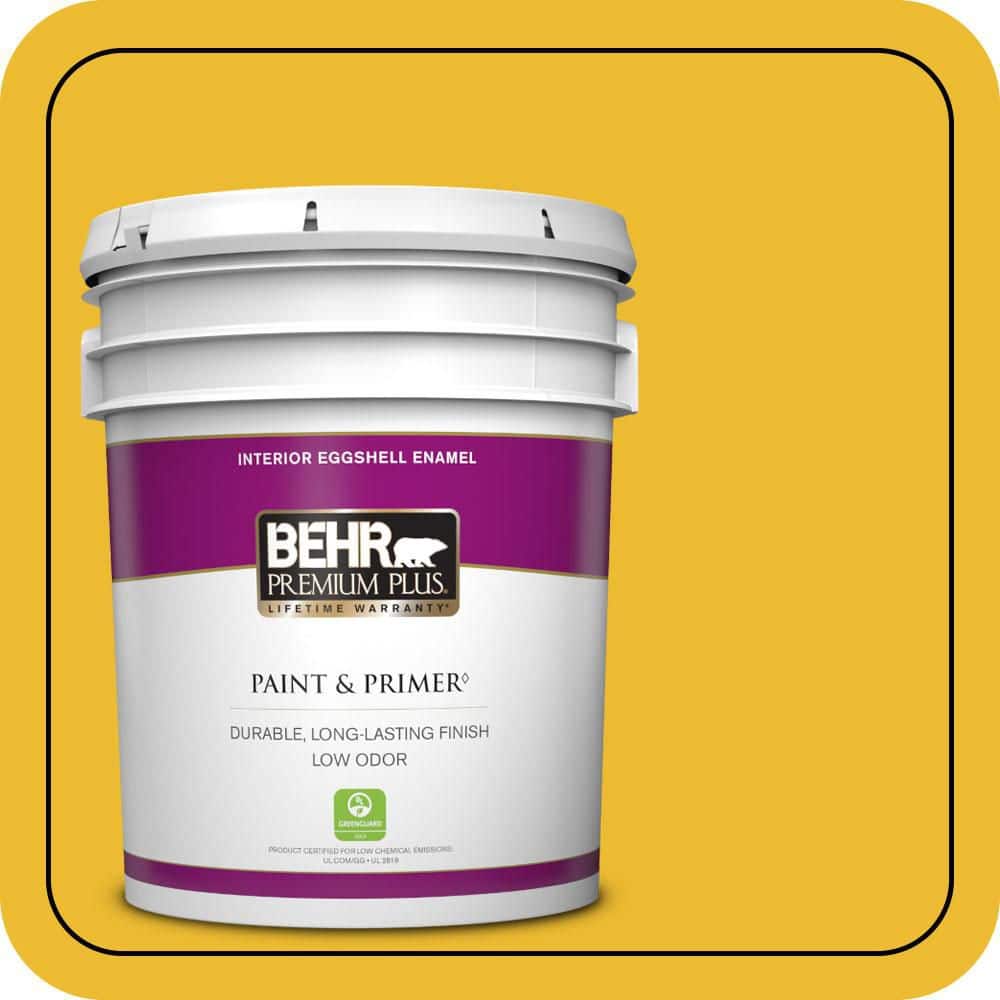 BEHR PREMIUM PLUS 5 gal. #T11-11 Lizard Breath Eggshell Enamel Low Odor Interior Paint & Primer