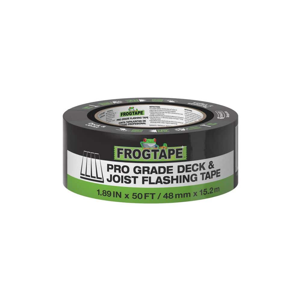 FrogTape Frog Tape Pro Grade Deck and Joist Flashing Tape 1.89 in. x 50 ft-Black
