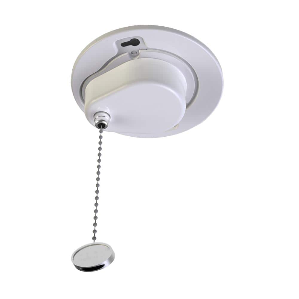 Novolink 5 in. 7.5-Watt White Pull Chain LED Lampholder with Adjustable CCT 2700K, 3000K, 5000K (2)