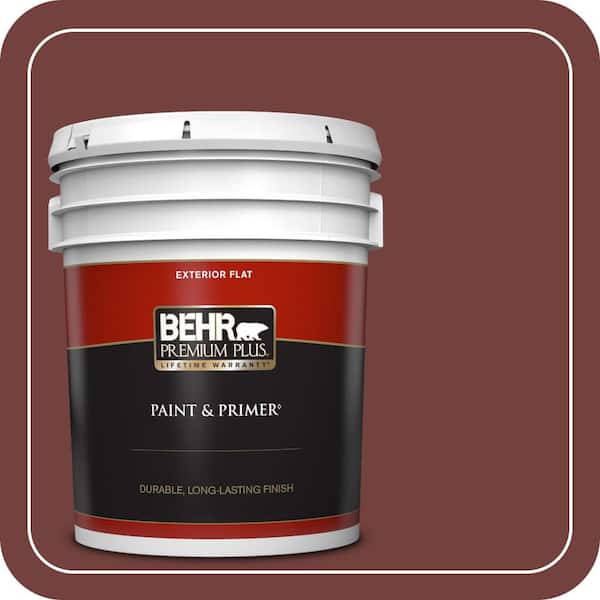 BEHR PREMIUM PLUS #ECC-27-1 Red Pines Enamel Low Odor & Primer (4)