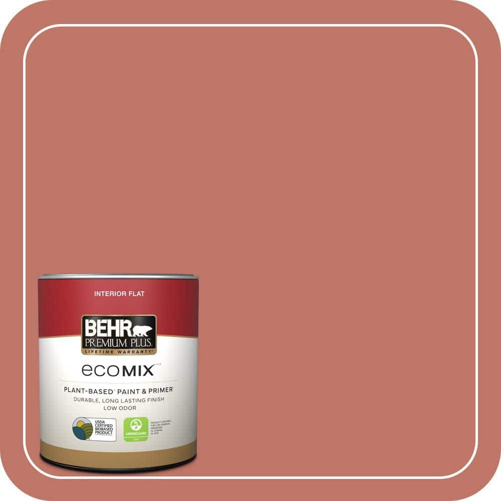BEHR PREMIUM PLUS 1 qt. Home Decorators #HDC-FL14-2 November Flat EcoMix Plant-Based Interior Paint & Primer (1)