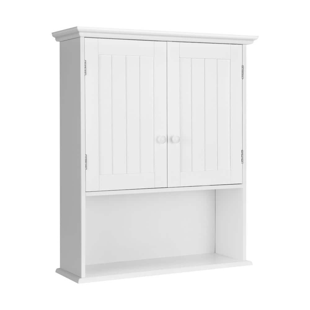 Volenca 23.5 in. W x 8 in. D x 28 in. H Wall Mounted Bathroom Storage Wall Cabinet in White