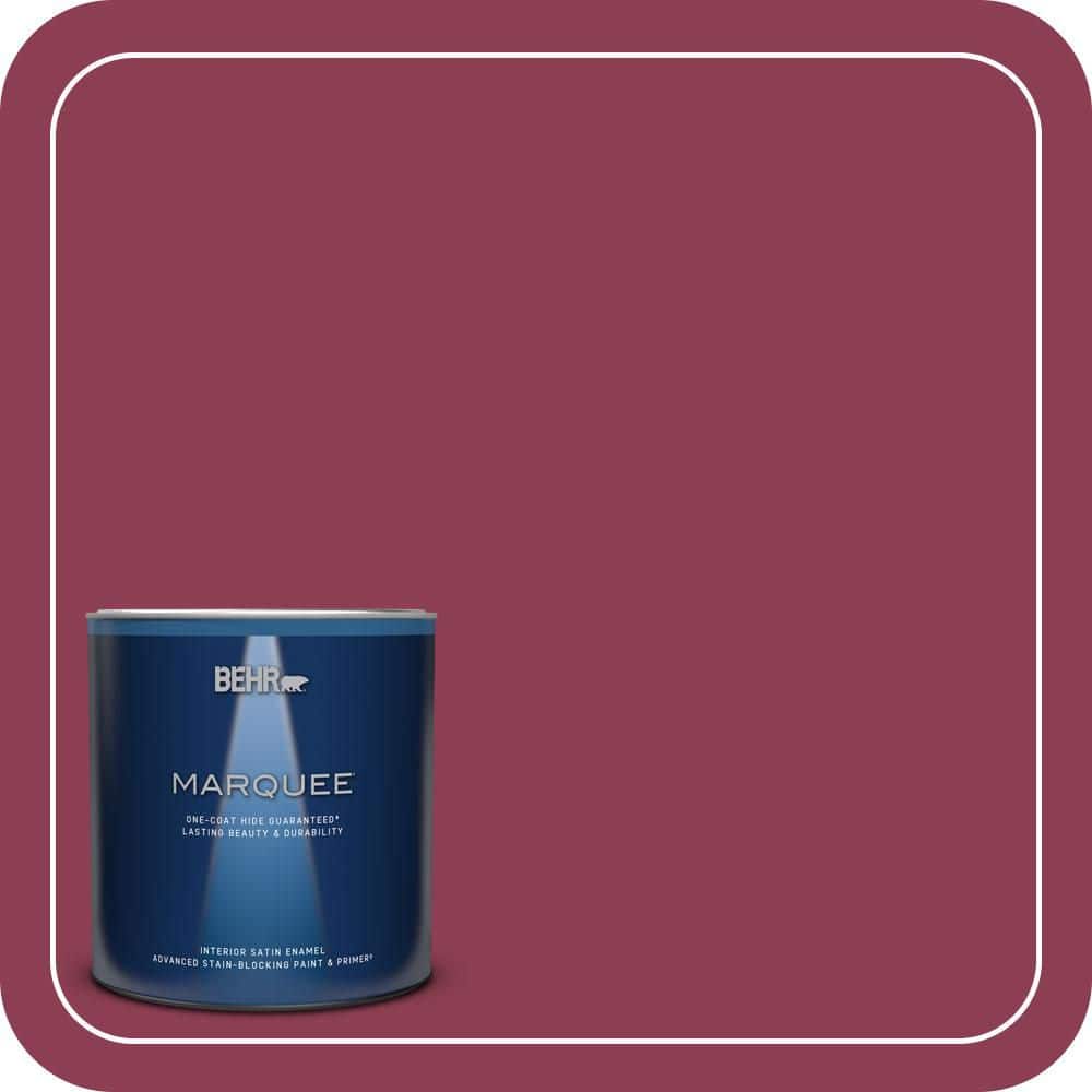 BEHR MARQUEE 1 qt. #T15-1 Liaison Satin Enamel Interior Paint & Primer