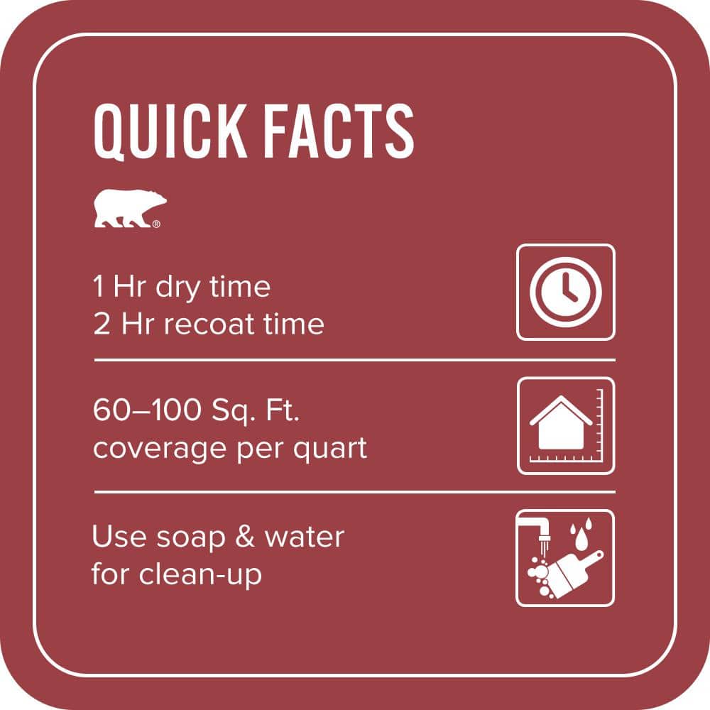 BEHR PREMIUM PLUS 1 qt. #QE-06 Reddest Red Flat EcoMix Plant-Based Interior Paint & Primer (3)