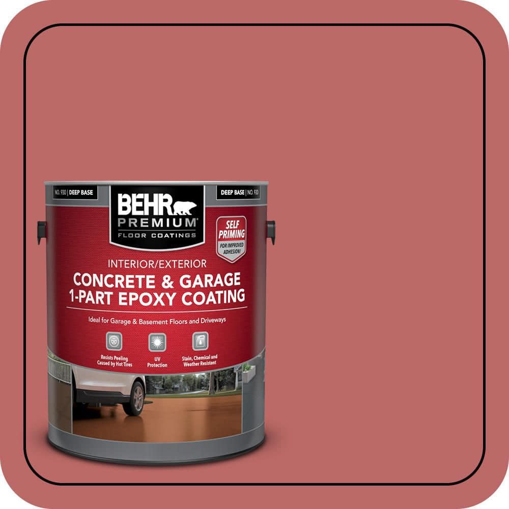 BEHR PREMIUM #MQ1-11 Self-Priming 1-Part Epoxy Satin Interior/Exterior Concrete and Garage Floor Paint (1)