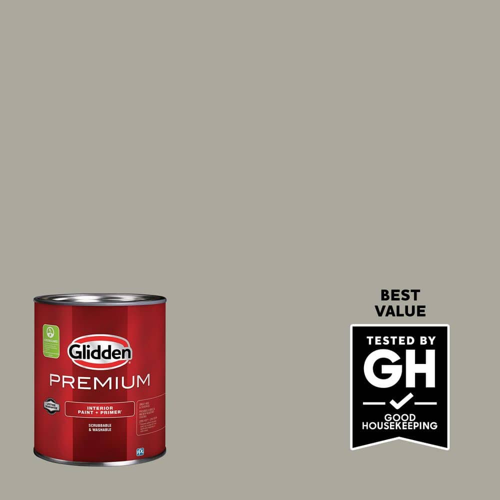 Glidden Premium 1 qt. #PPG1007-4 Hot Stone Eggshell Interior Latex Paint