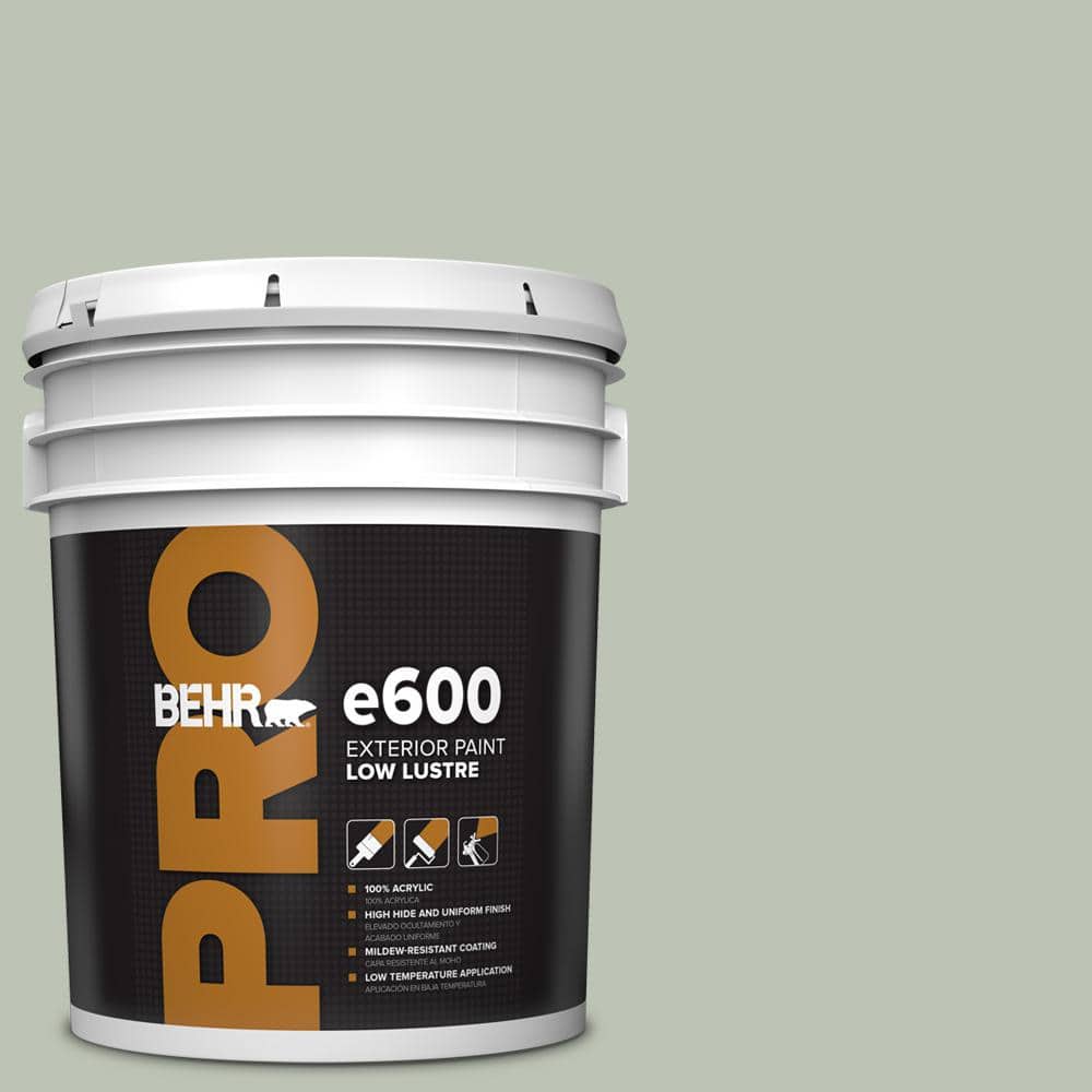 BEHR PRO 5 gal. #PPU11-11 Summer Green Low Luster Exterior Paint