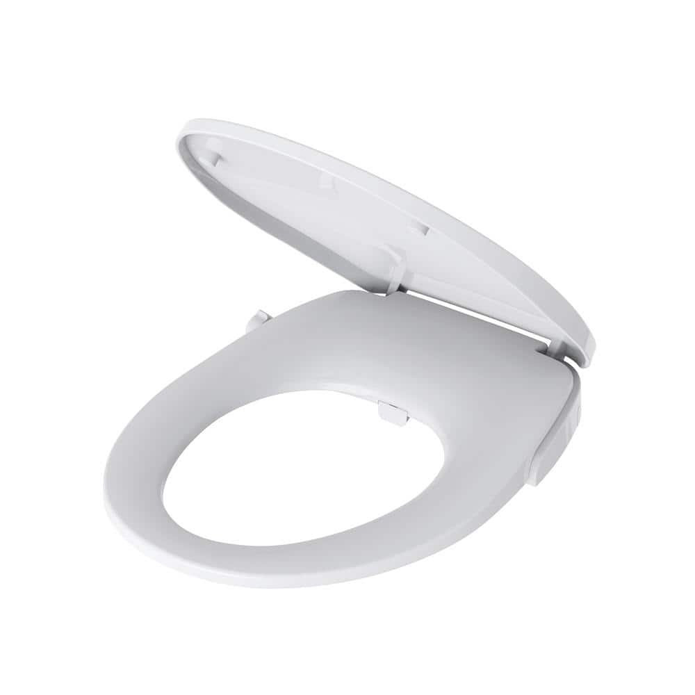 Glacier Bay Slim Non- Electric Bidet Seat for Round Toilets in. White (3)