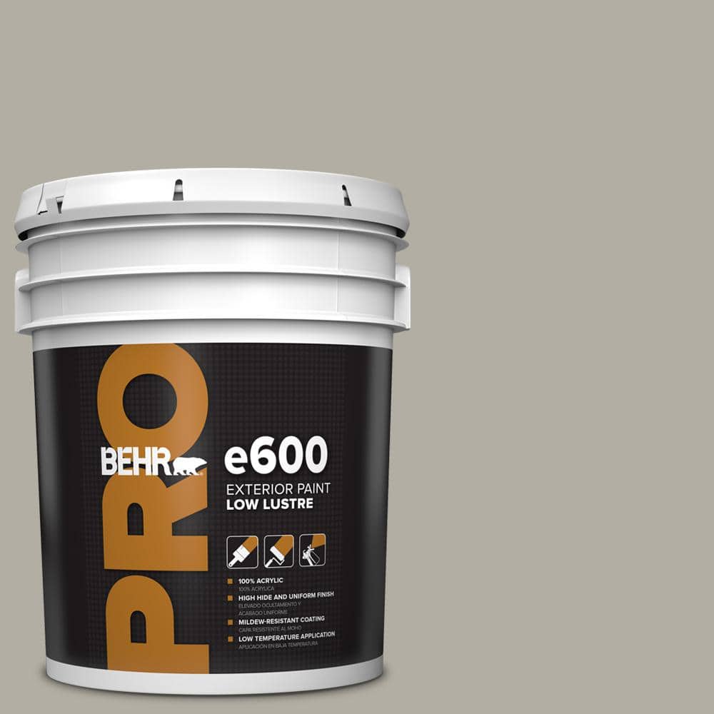 BEHR PRO 5 gal. #790D-4 Granite Boulder Low Luster Exterior Paint