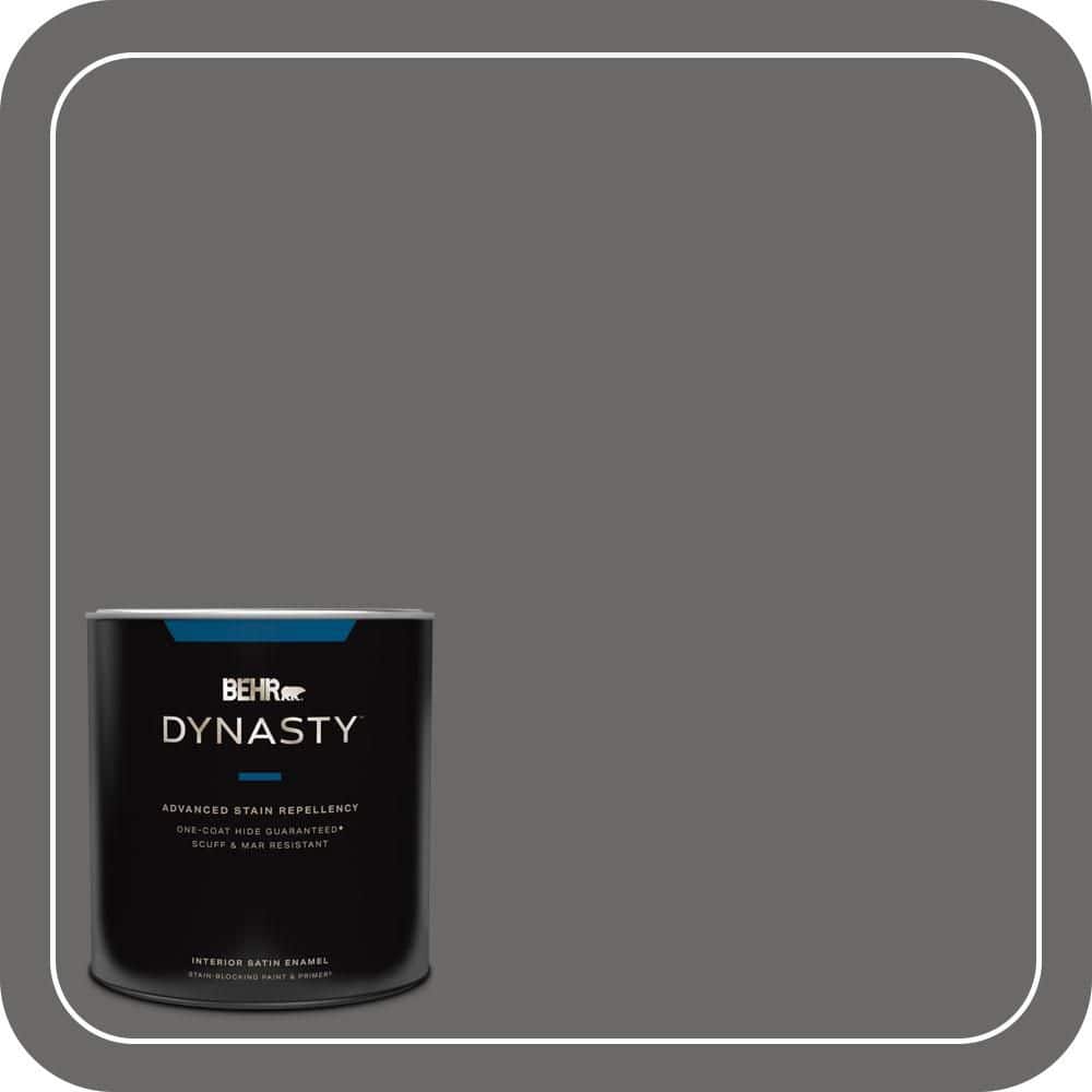 BEHR DYNASTY 1 qt. #T11-5 Not so Innocent Satin Enamel Interior Stain-Blocking Paint and Primer