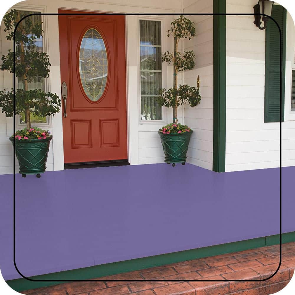 BEHR PREMIUM #P560-5 Low-Lustre Enamel Interior/Exterior Porch and Patio Floor Paint (2)