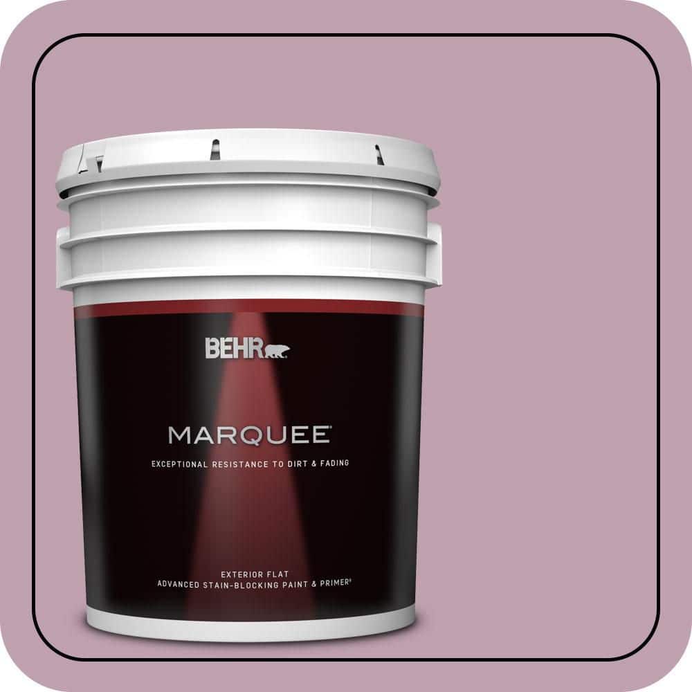BEHR MARQUEE 5 gal. #S120-4 Decanting Flat Exterior Paint & Primer (1)