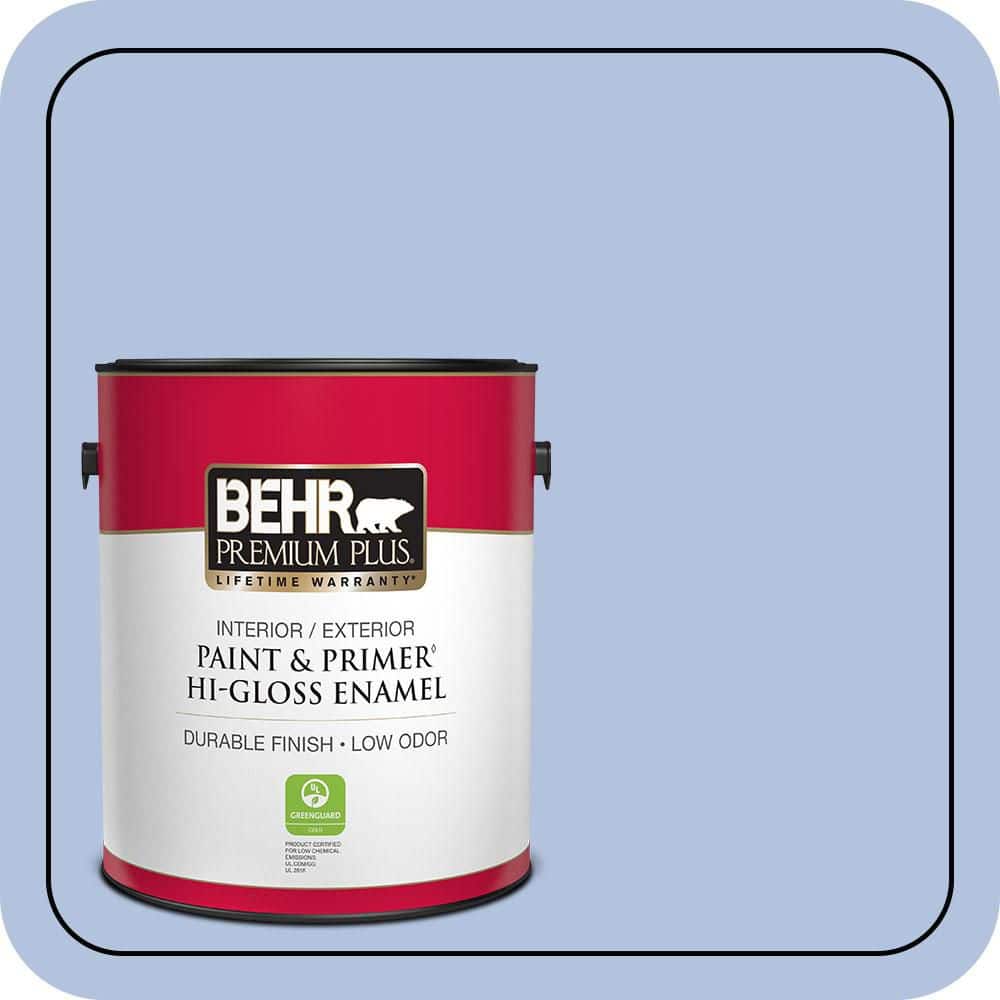 BEHR PREMIUM PLUS 1 gal. #M540-3 Eternal Elegance Hi-Gloss Enamel Interior/Exterior Paint & Primer