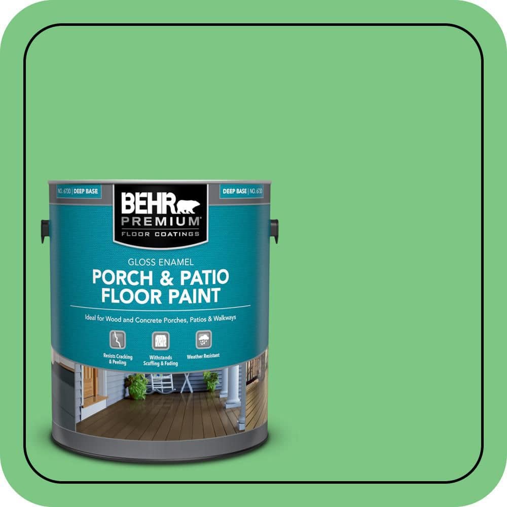 BEHR PREMIUM 1 gal. #P390-5 Garden Stroll Gloss Enamel Interior/Exterior Porch and Patio Floor Paint
