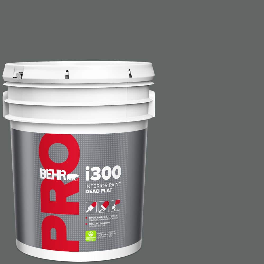BEHR PRO 5 gal. #HDC-MD-28 Cordite Dead Flat Interior Paint