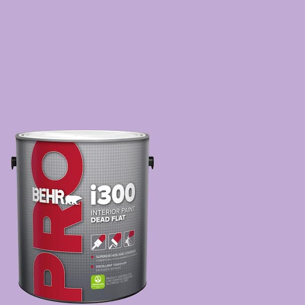 BEHR PRO 1 gal. #MQ4-59 Purple Gladiola Dead Flat Interior Paint (2)