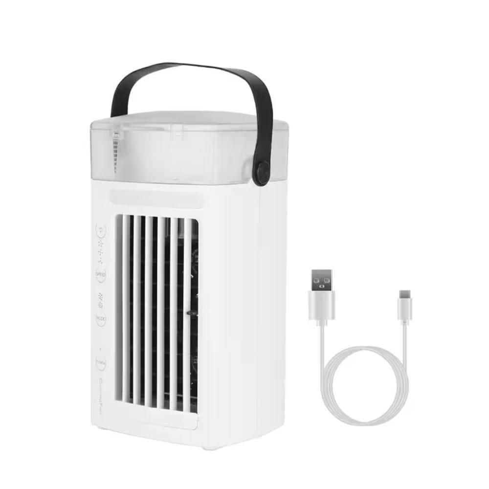 Tahanbath Portable Air Conditioners,4-in-1 Portable AC Unit with 3 Speeds Nightlight,Evaporative Air Coler for Home Office Camping (1)