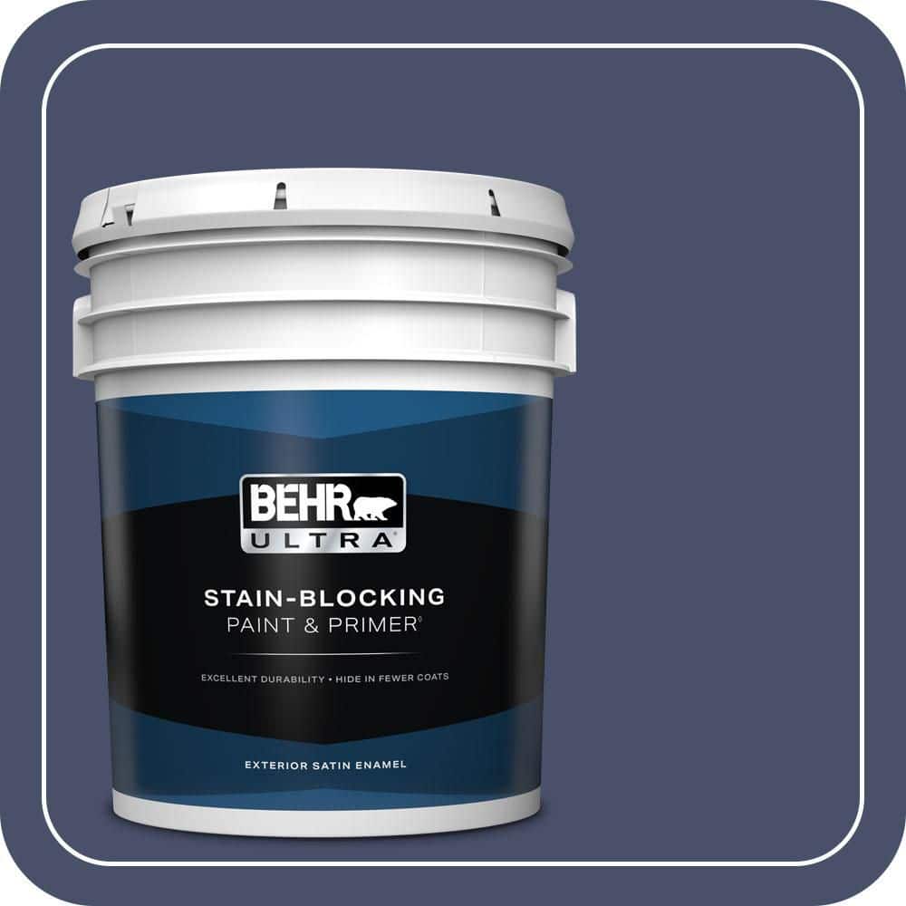 BEHR ULTRA 5 gal. #PPU15-18 Vintage Velvet Satin Enamel Exterior Paint & Primer