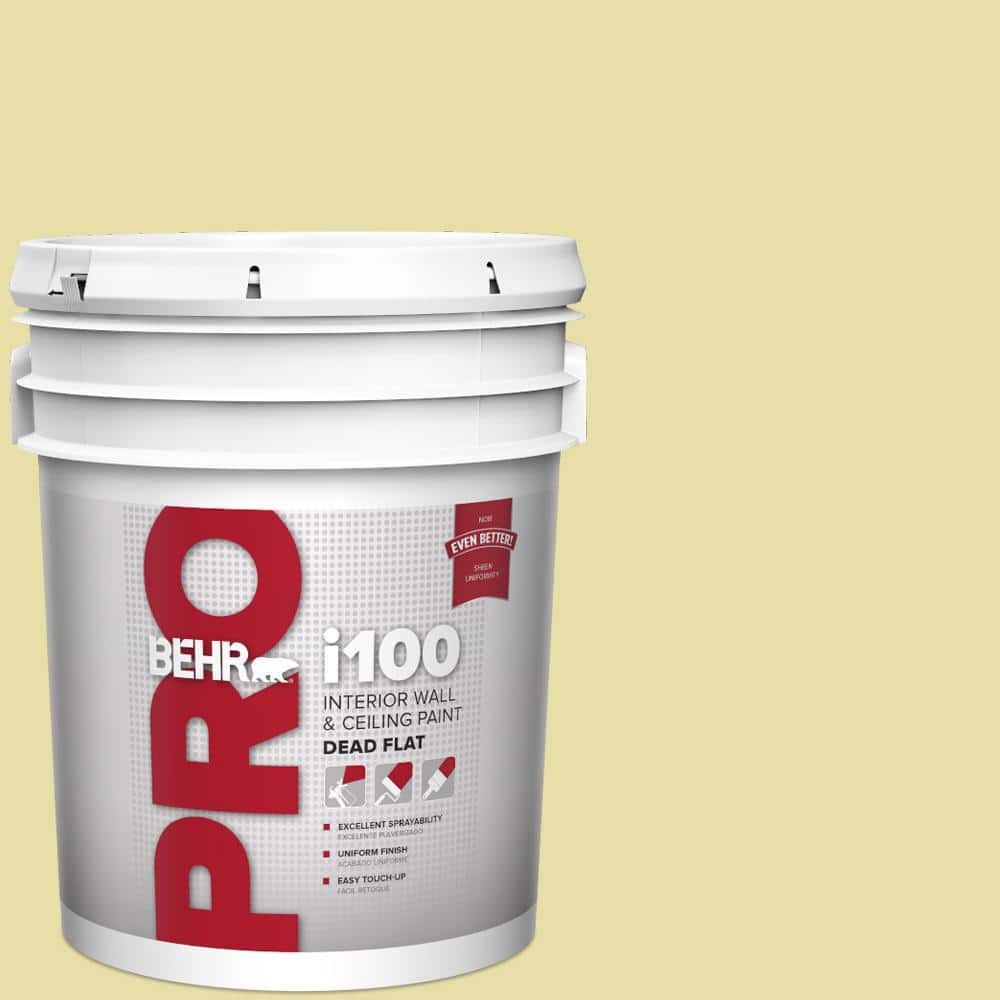 BEHR PRO 5 gal. #P350-3 Green Charm Dead Flat Interior Paint (1)