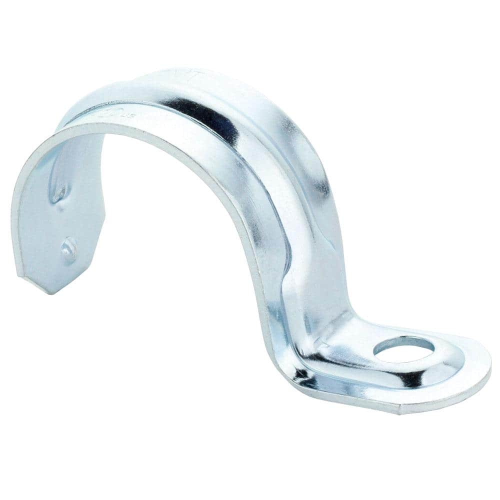 Commercial Electric 1-1/2 in. Electrical Metallic Tubing (EMT) One-Hole Strap (2-Pack) (2)