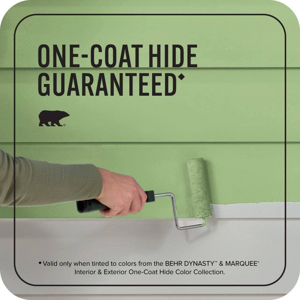 BEHR MARQUEE 5 gal. #P380-5 Gleeful Flat Exterior Paint & Primer (3)