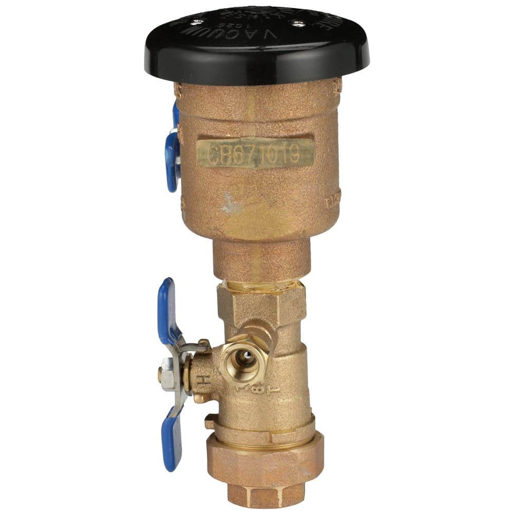 Wilkins 1 in. Pressure Vacuum Breaker Assembly with Union Ball Valves (3)