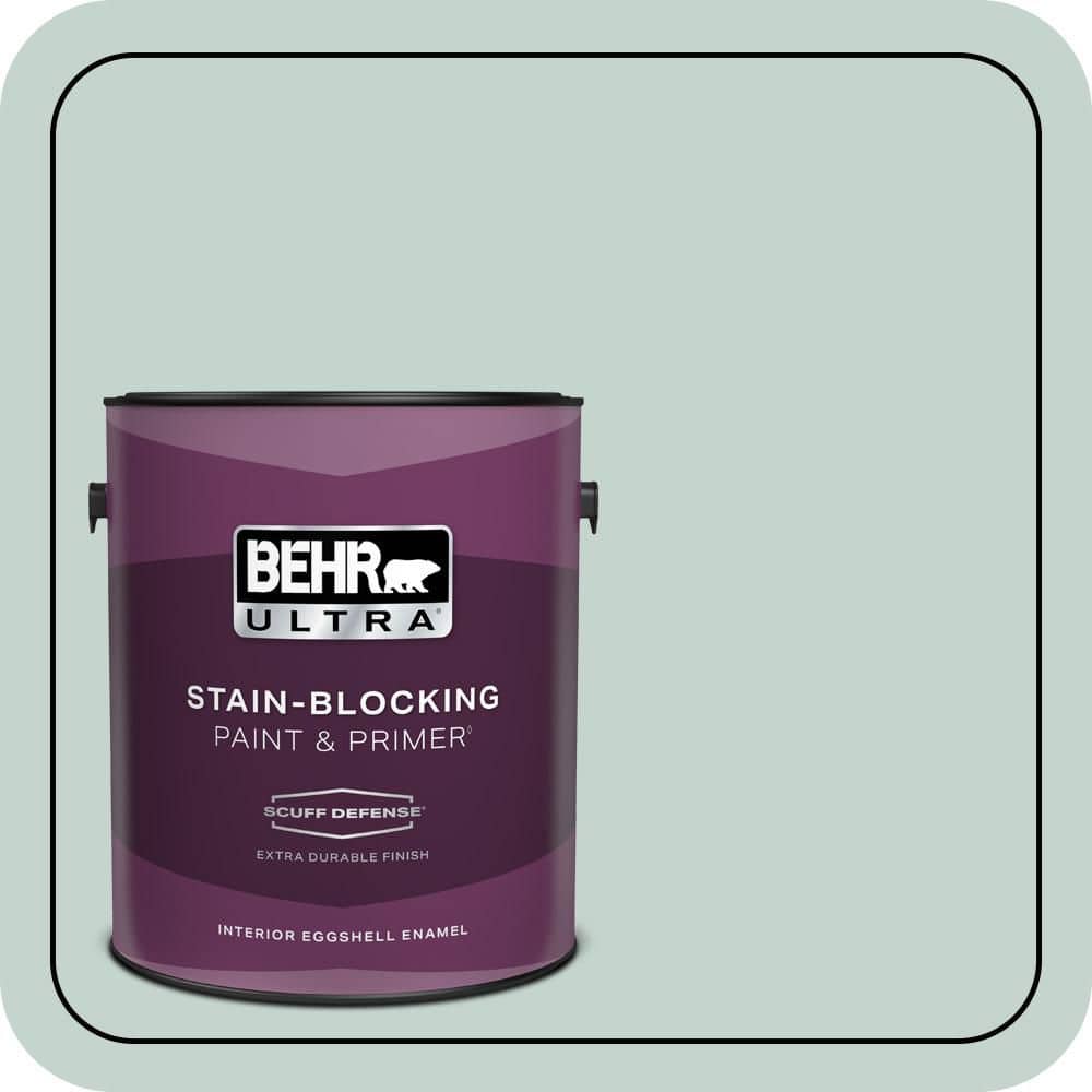 BEHR ULTRA 1 gal. #N430-2 Natures Reflection Extra Durable Eggshell Enamel Interior Paint & Primer