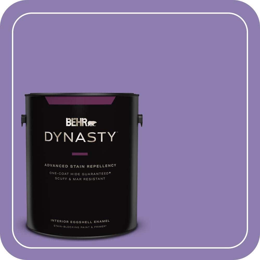 BEHR DYNASTY 1 gal. #PPU16-04 Purple Agate Eggshell Enamel Interior Stain-Blocking Paint & Primer
