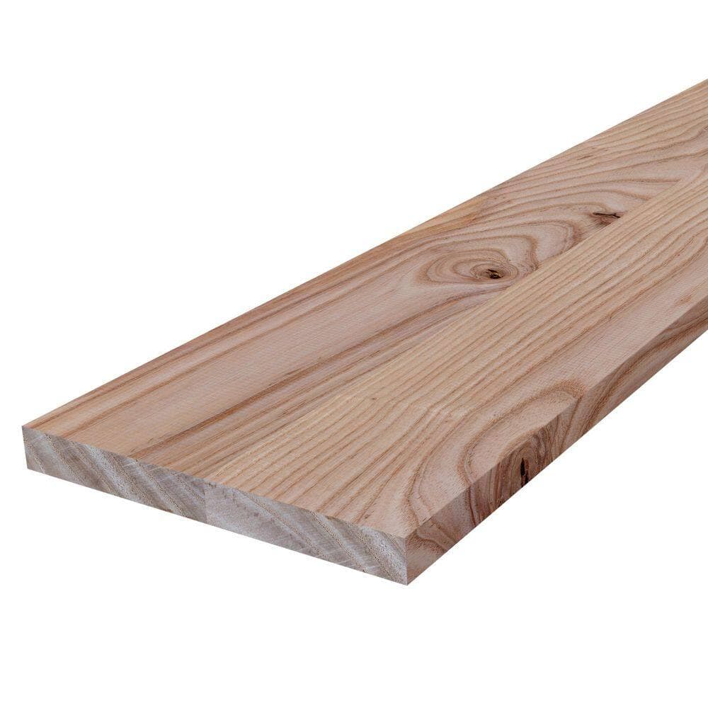 Ornamental Mouldings 0.75 in. D x 7.25 in. W x 72 in. L Unfinished Rustic Ash Wood Board (3)