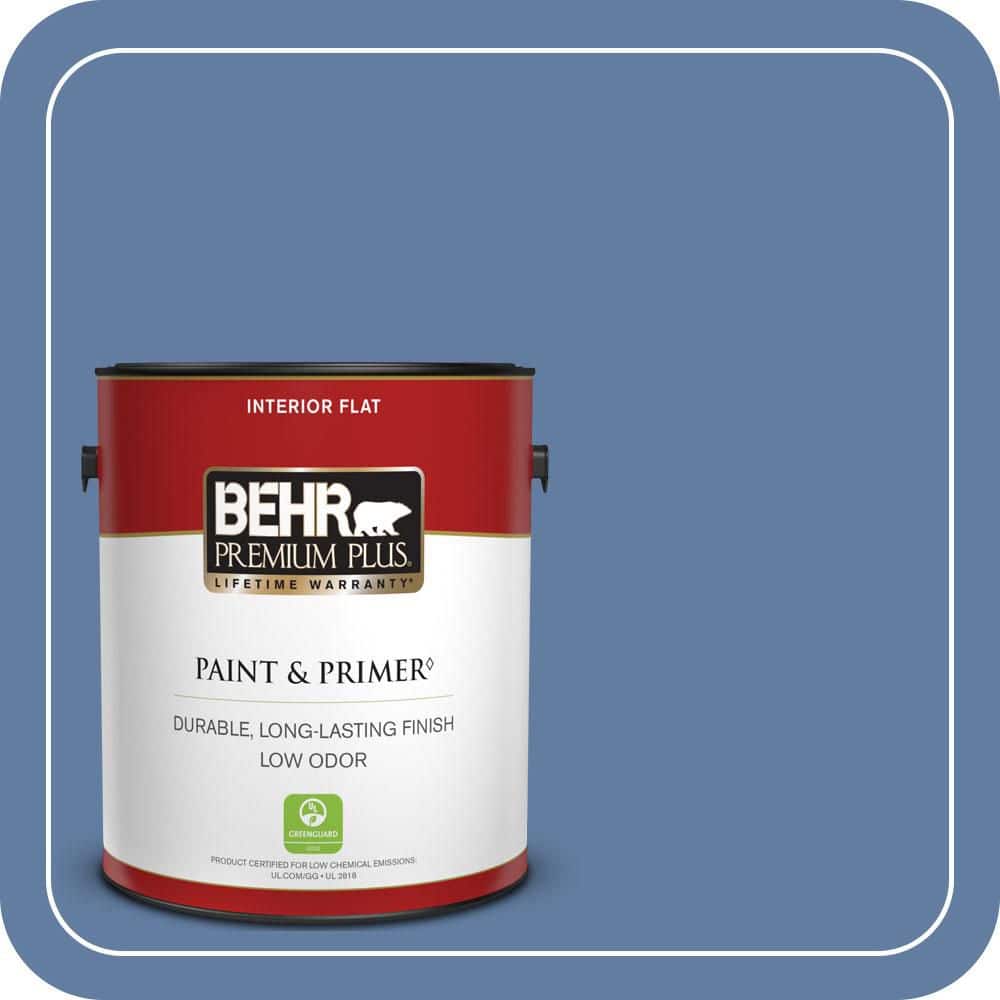 BEHR PREMIUM PLUS #600D-6 Blueberry Patch Enamel Interior/ & Primer Color Sample