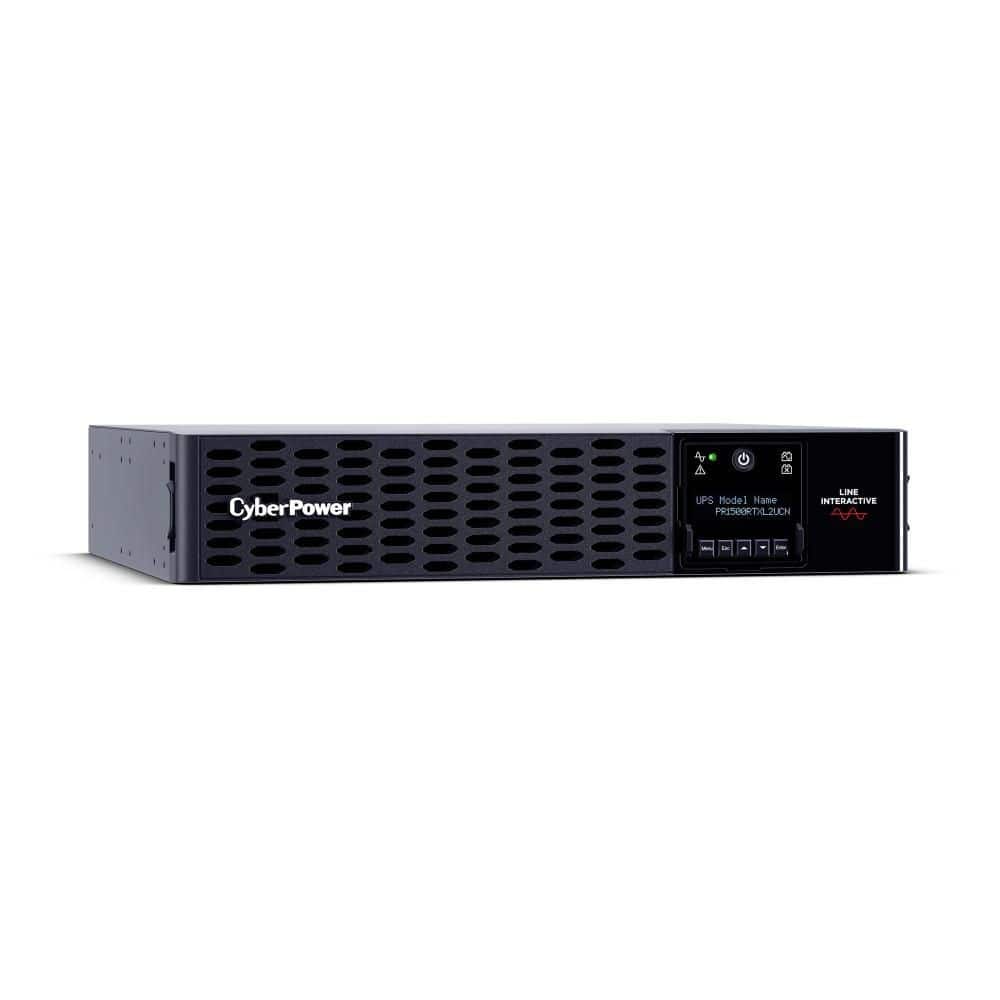 CyberPower 1500VA/1500W, 120-Volt, Line Interactive, Sine Wave, 2U Rack/Tower Battery Backup (3)