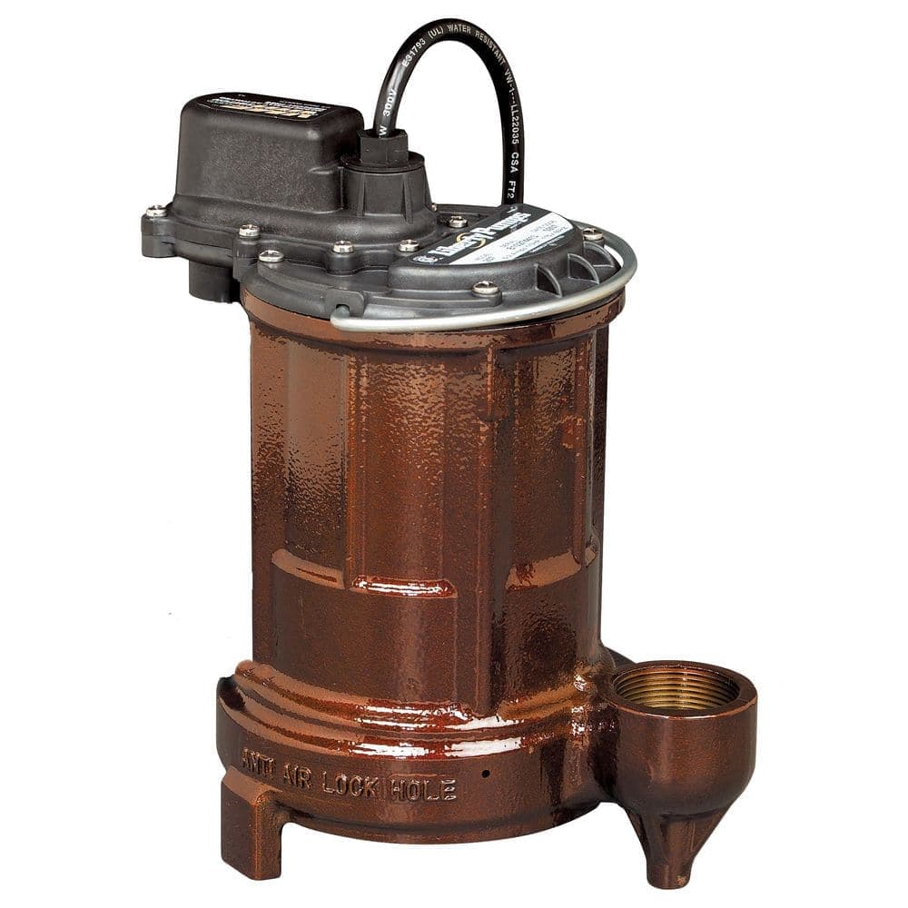 Liberty Pumps ELV-Series 1/3 HP Submersible Elevator Sump Pump with OilTector Alarm and Control (2)