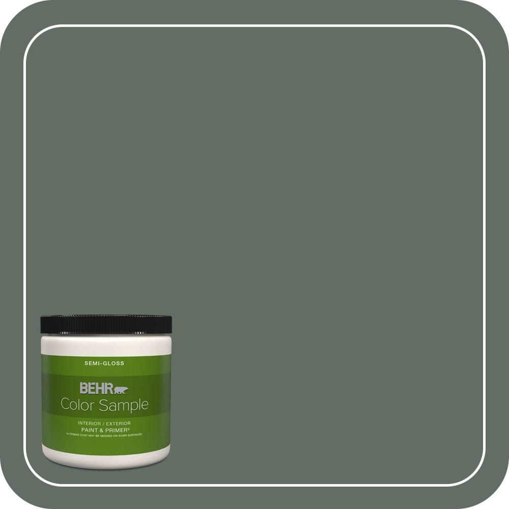 BEHR PREMIUM PLUS #700F-6 Dense Shrub Interior/Exterior Paint & Primer Color Sample