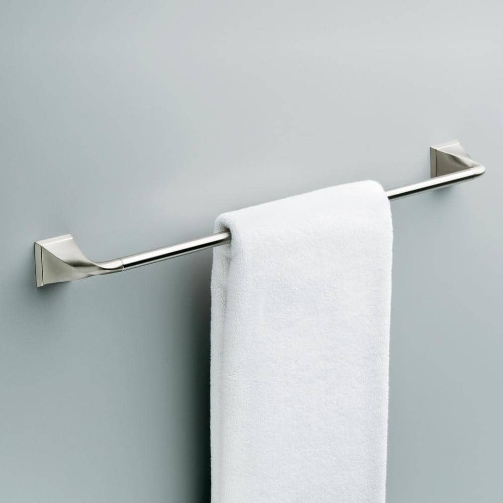 Delta Everly 24 in. Wall Mount Towel Bar Bath Hardware Accessory in Brushed Nickel (2)