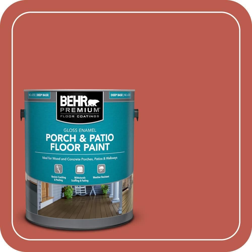 BEHR PREMIUM 1 gal. #M170-7 Tandoori Gloss Enamel Interior/Exterior Porch and Patio Floor Paint