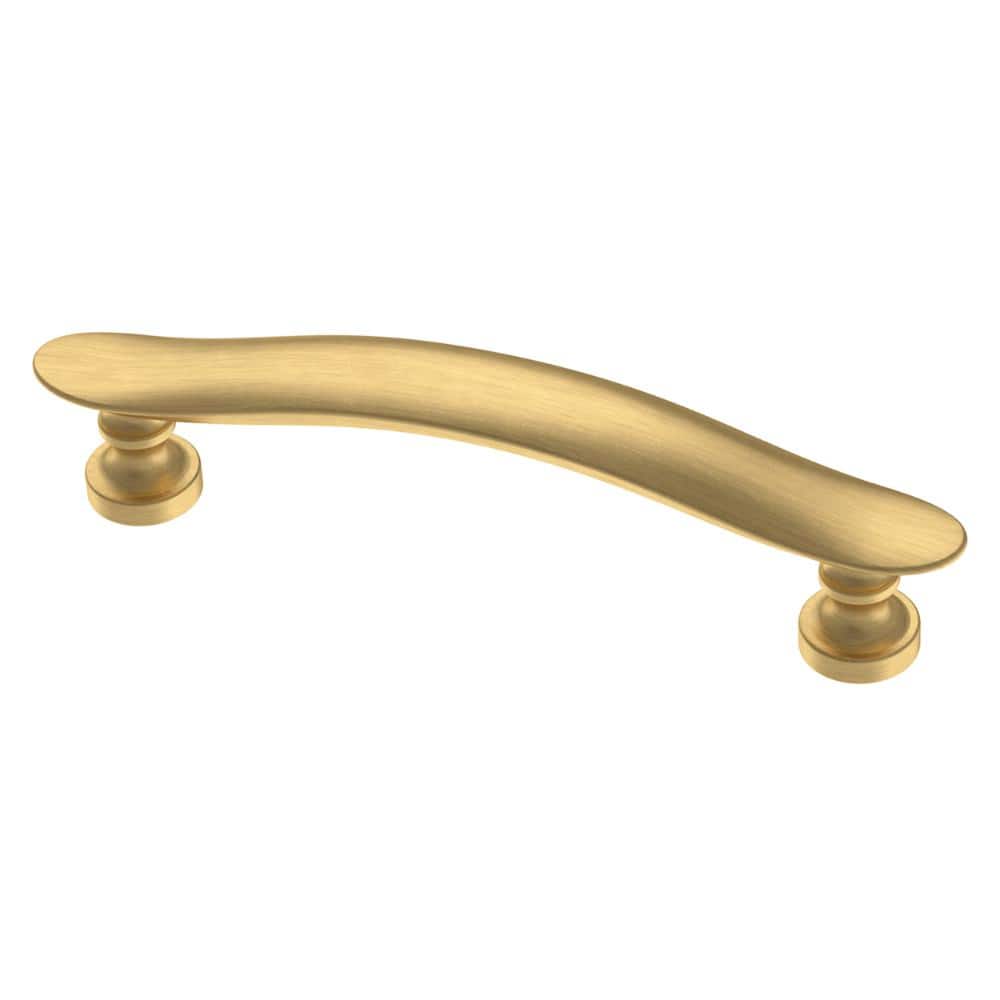 Liberty Elegant Luxe 3-3/4 in. (96 mm) Brushed Brass Cabinet Drawer Pull