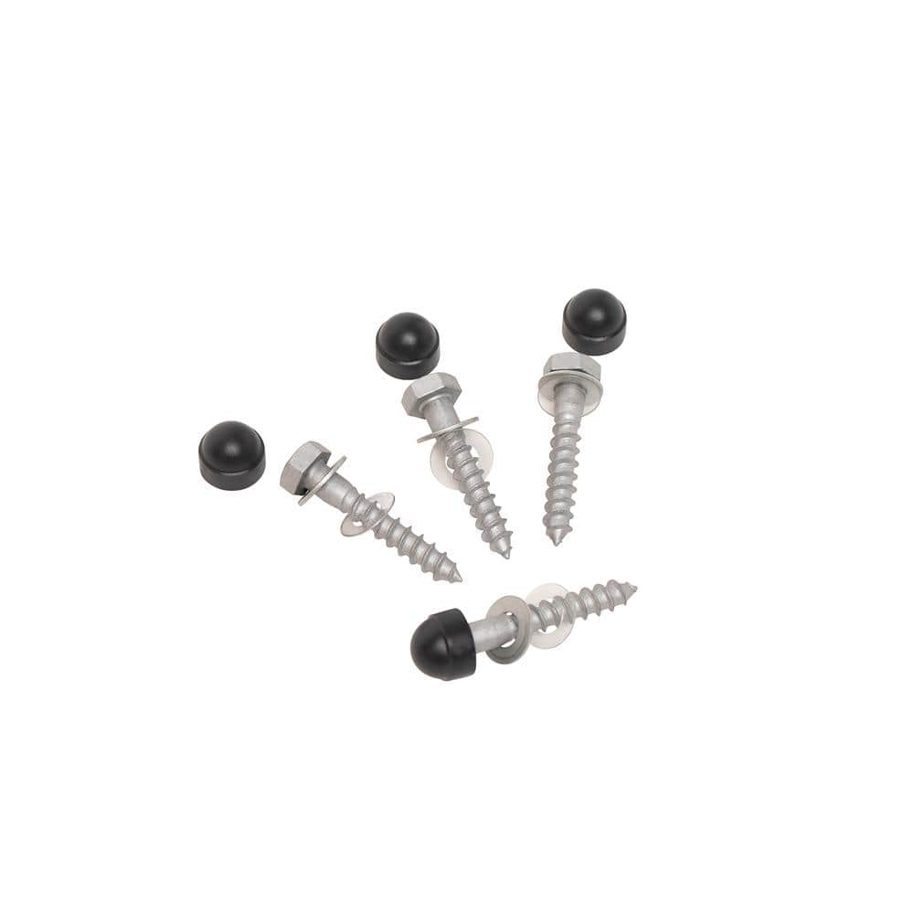 Dolle Prova PA22b Galvanized Steel Hex Screw Post Anchors (4-Piece)