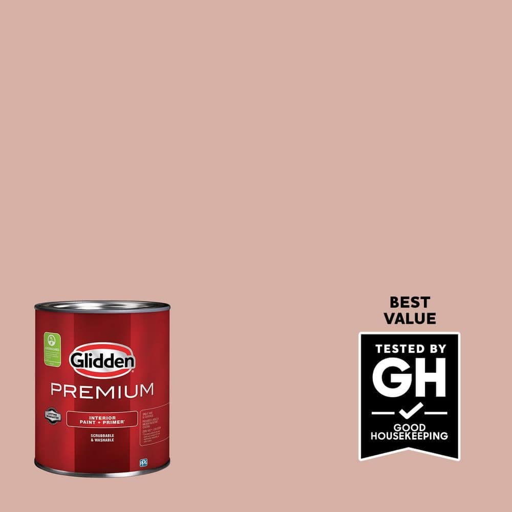 Glidden Premium 1 qt. PPG1062-4 Sandpaper Eggshell Interior Latex Paint