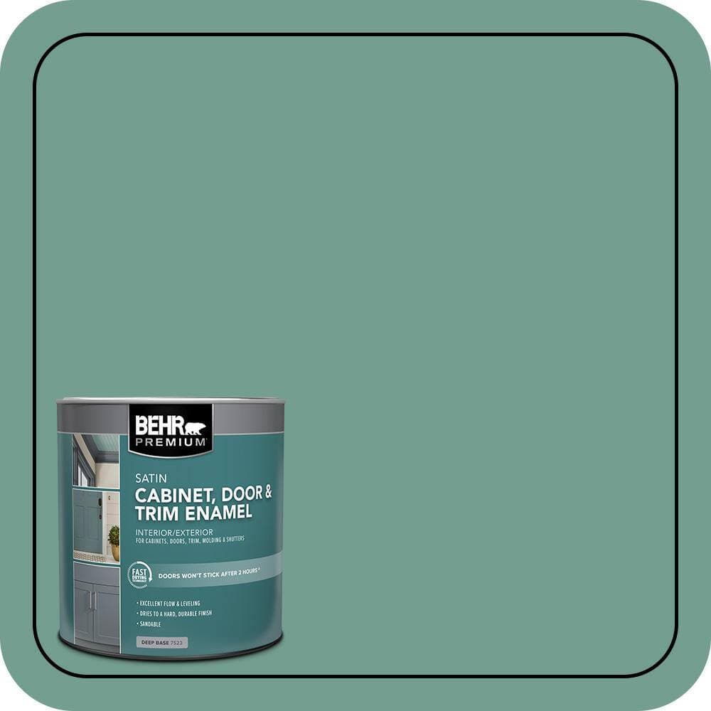 BEHR PREMIUM 1 qt. #M430-5 Regal View Satin Enamel Interior/Exterior Cabinet, Door & Trim Paint