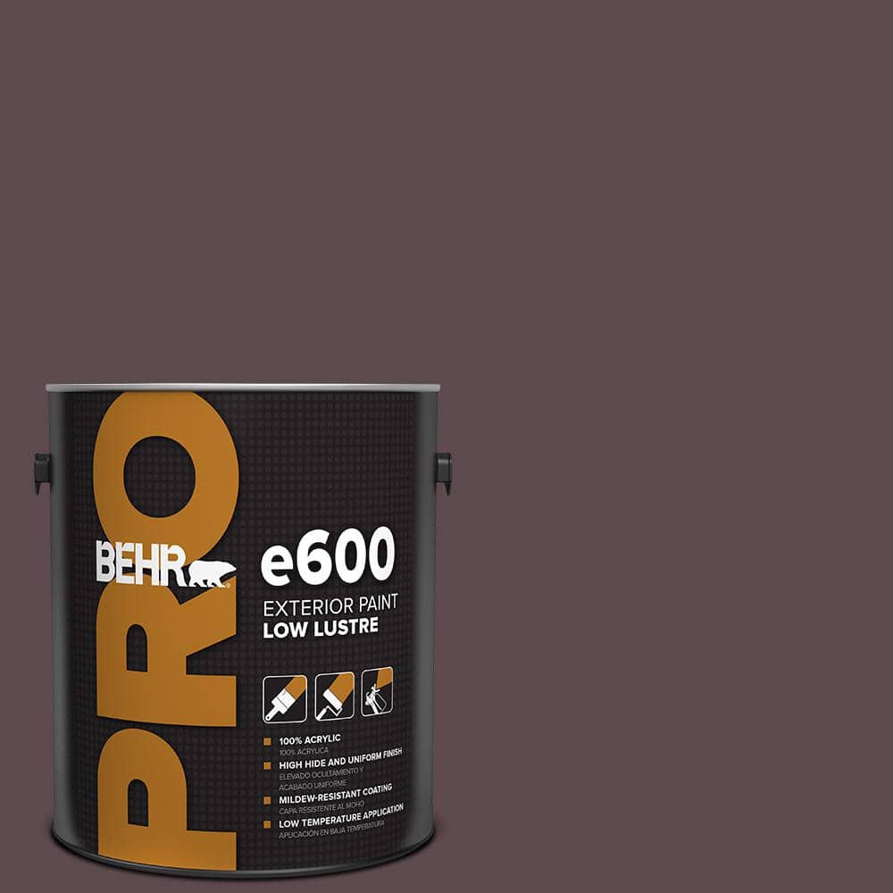 BEHR PRO 1 gal. #100F-7 Deep Aubergine Low Luster Exterior Paint