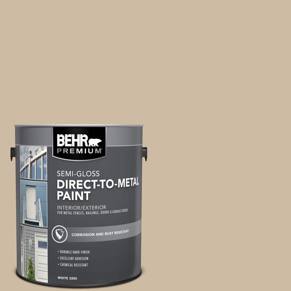 BEHR PREMIUM 1 gal. #710C-3 Gobi Desert Semi-Gloss Direct to Metal Interior/Exterior Paint (1)