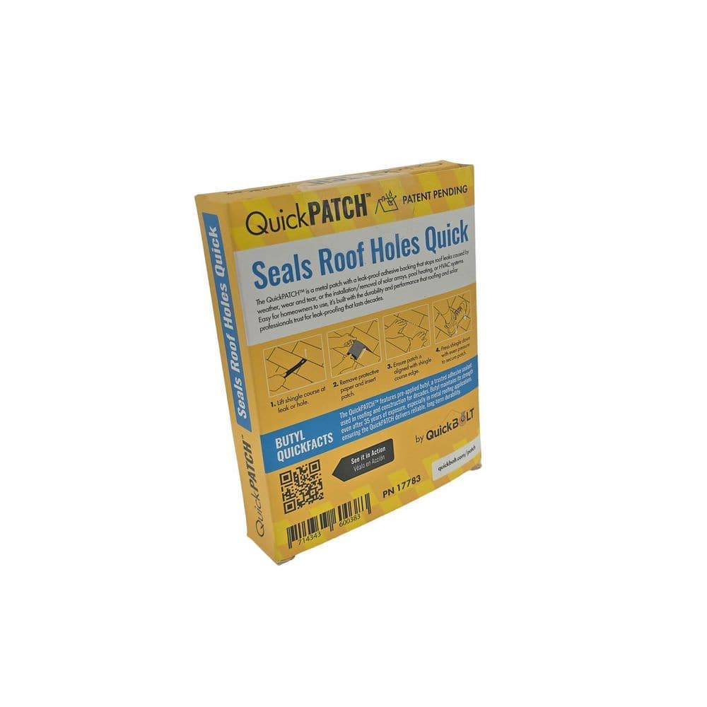 KING PRODUCTS QuickPatch 0.85 oz. Black Waterproof Asphalt Roof Leak Flashing (3)