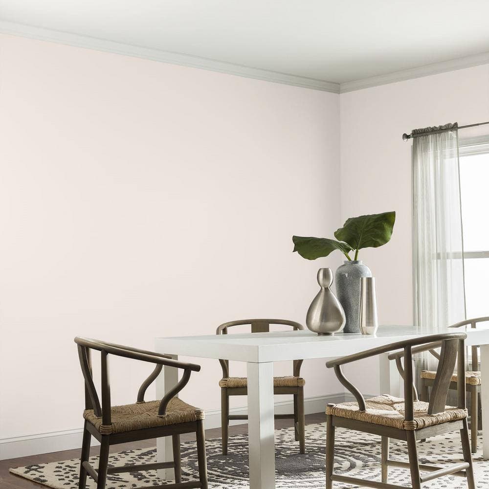 Glidden Premium 1 qt. PPG1061-1 Irish Cream Eggshell Interior Latex Paint (4)