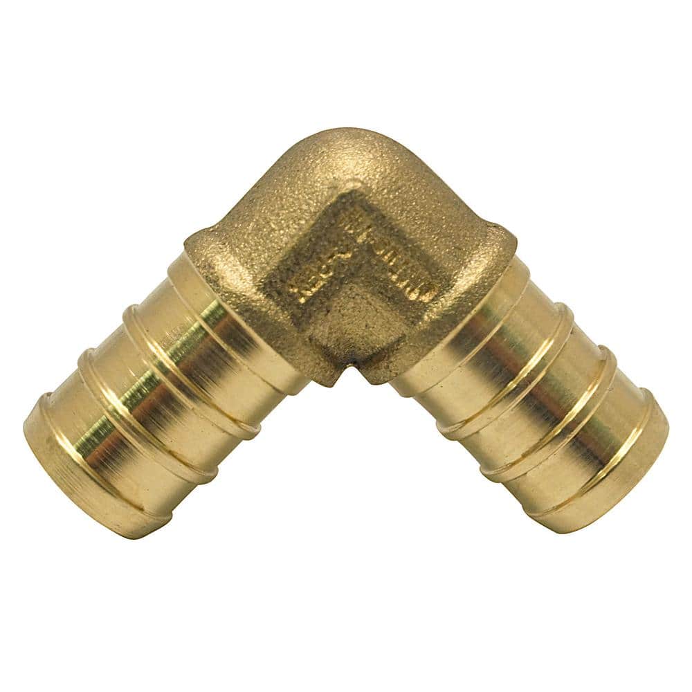 Apollo 1/2 in. Brass PEX-B Barb 90-Degree Elbow (3)