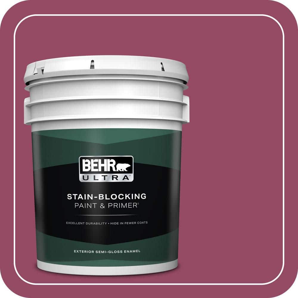 BEHR ULTRA 5 gal. #P120-7 Glitterati Semi-Gloss Enamel Exterior Paint & Primer