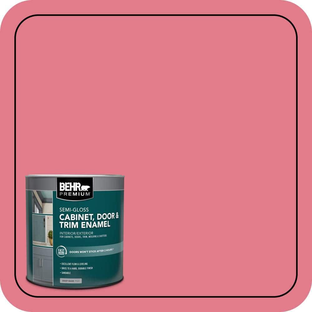 BEHR PREMIUM 1 qt. #P150-4 Hot Gossip Semi-Gloss Enamel Interior/Exterior Cabinet, Door & Trim Paint