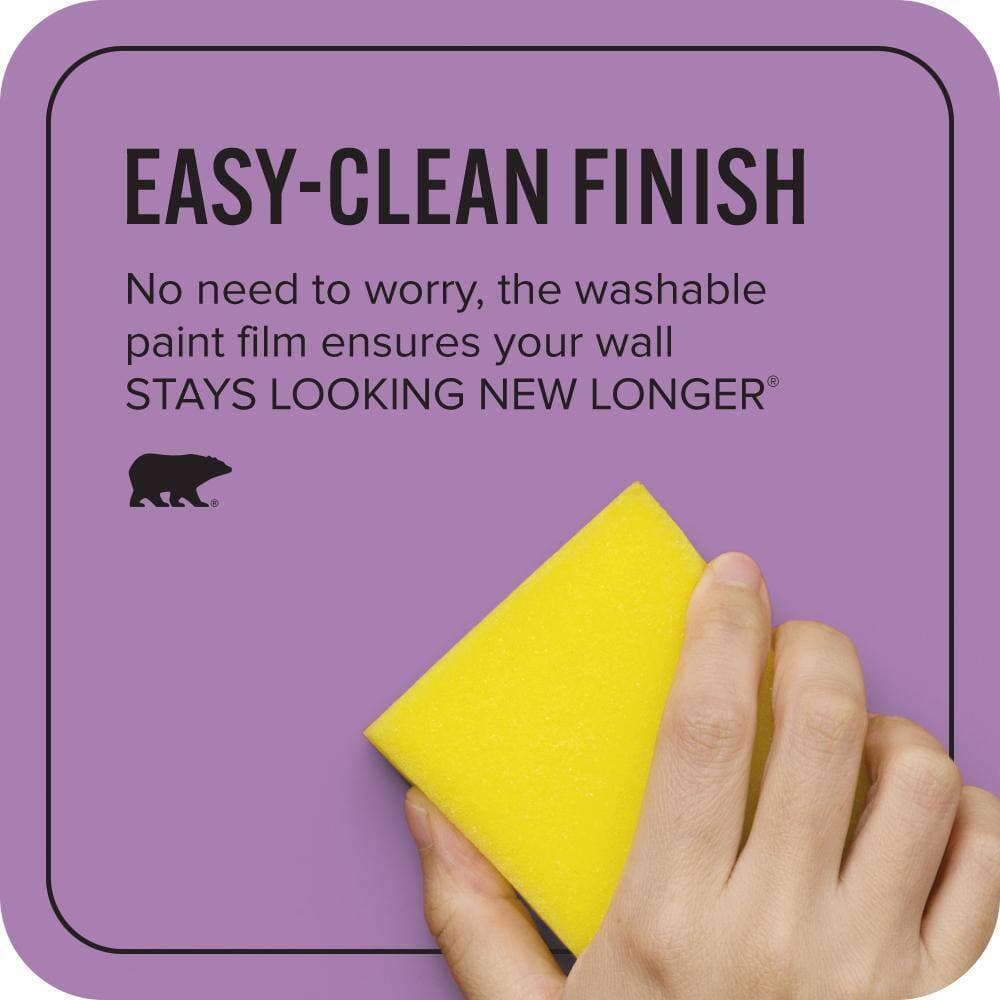 BEHR ULTRA 1 qt. #P100-5 I Heart Potion Extra Durable Flat Interior Paint & Primer (4)